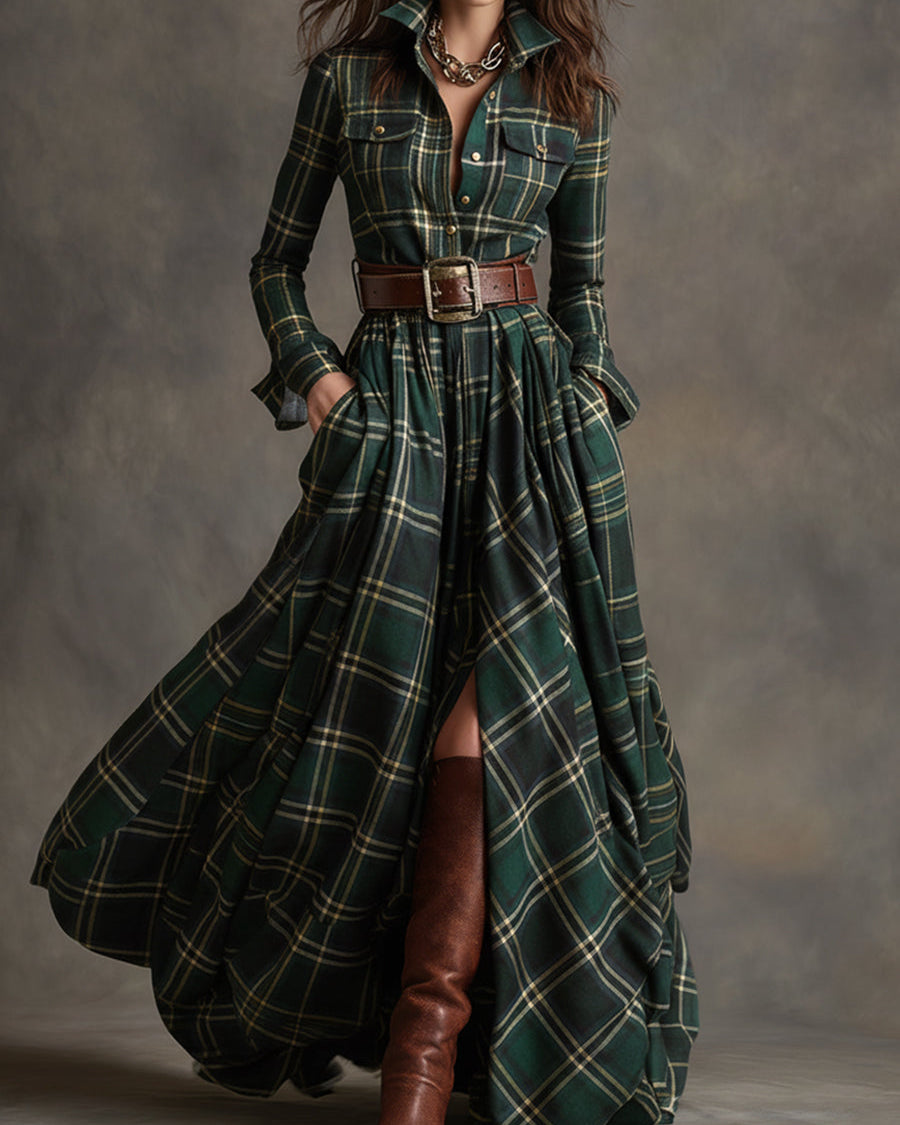 Edith | Chic Belted Shirt Dress — Eleanor Mayfair (1)