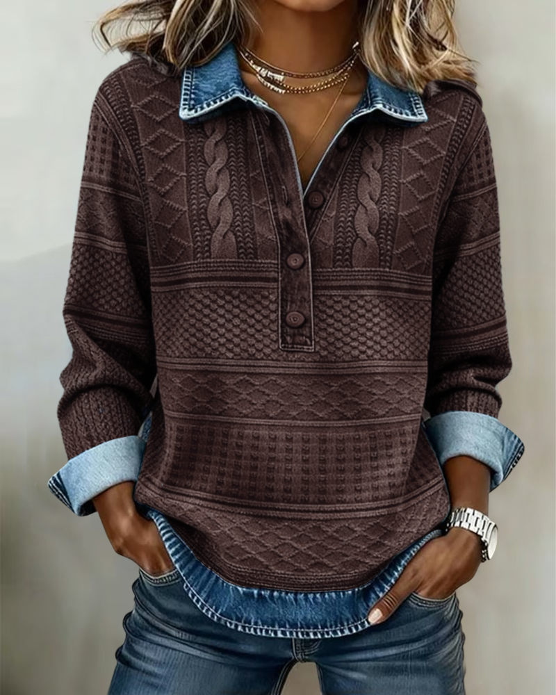 Susannah | Half-Button Collared Sweatshirt — Eleanor Mayfair (3)