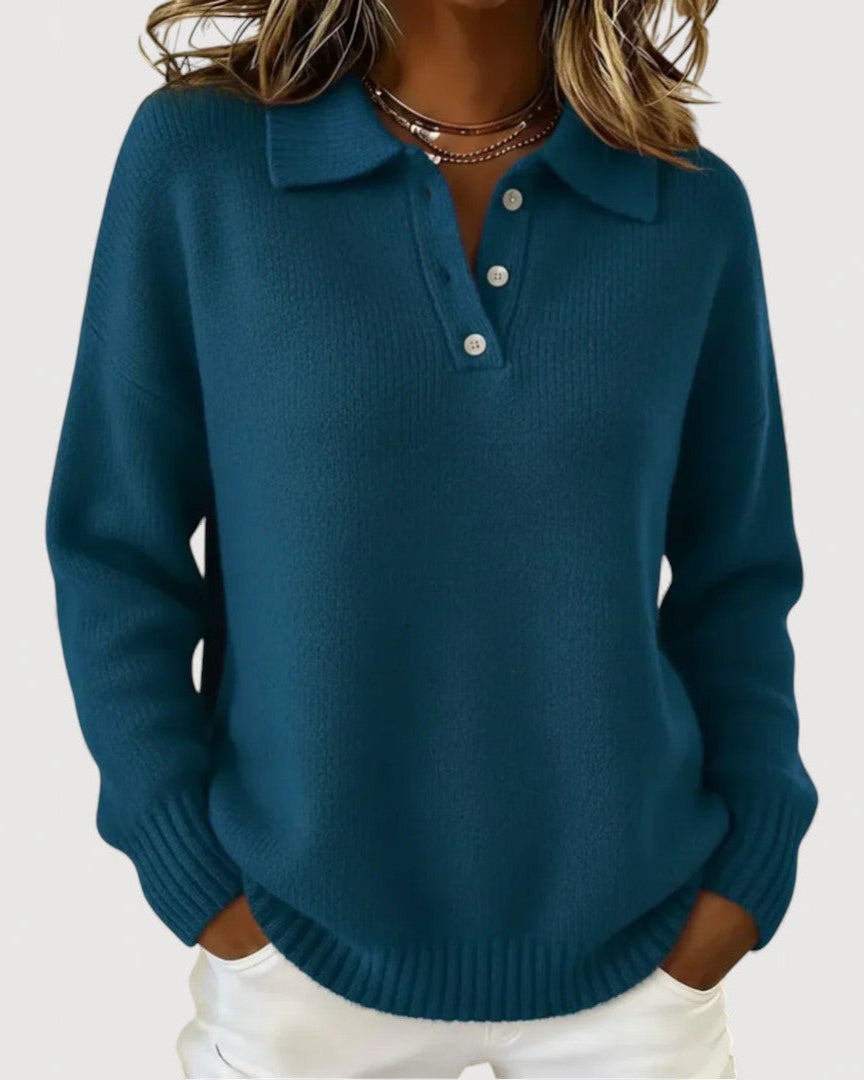 Annabel | Collared Knit Jumper — Eleanor Mayfair (4)