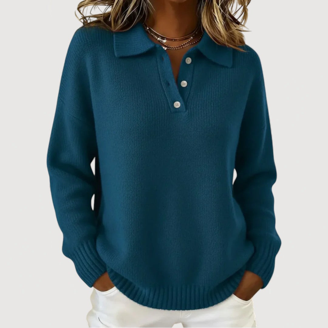 Annabel | Collared Knit Jumper — Eleanor Mayfair (4)