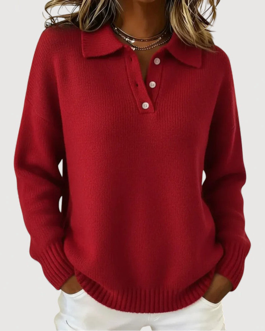 Annabel | Collared Knit Jumper — Eleanor Mayfair (1)