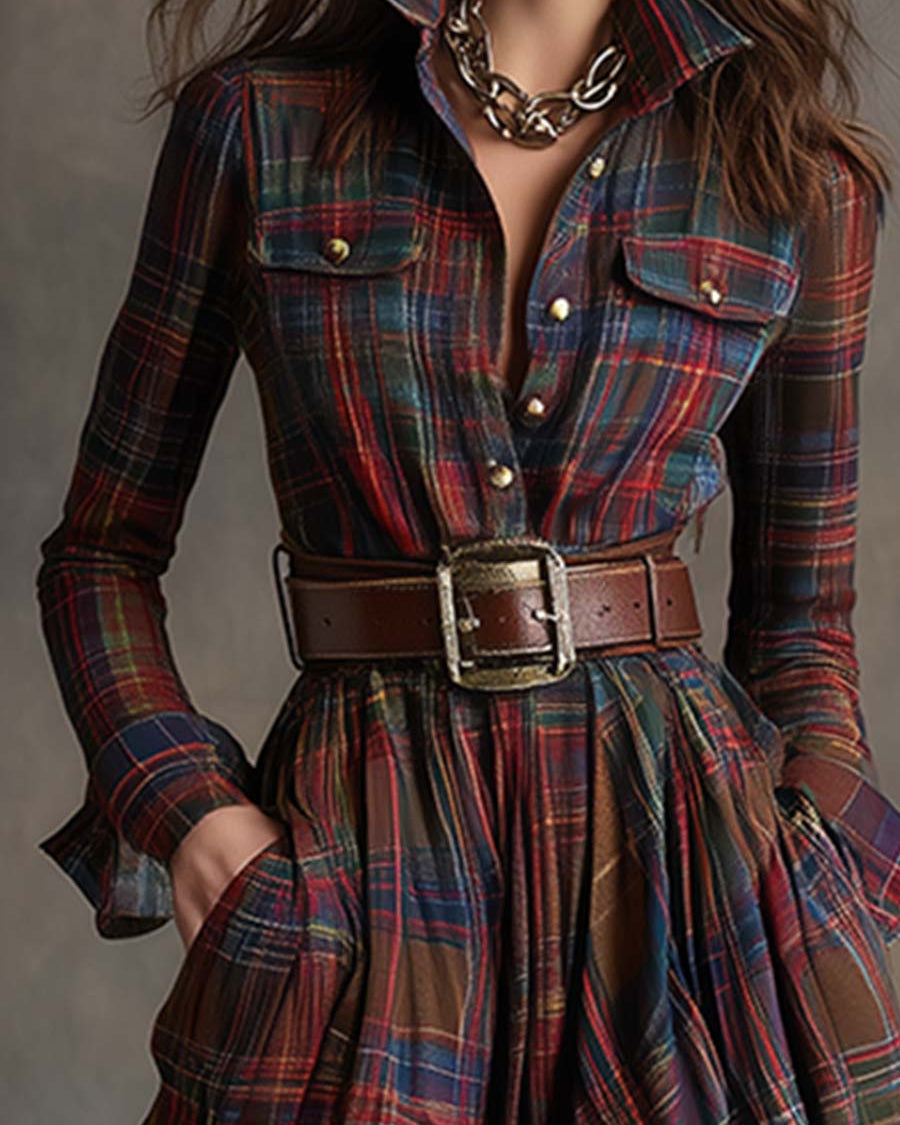 Edith | Chic Belted Shirt Dress — Eleanor Mayfair (3)