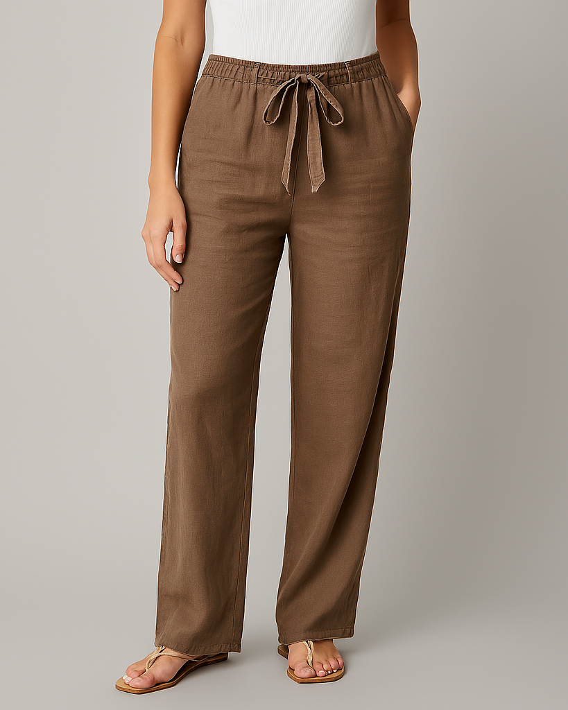 Selina | Relaxed Linen Trousers — Eleanor Mayfair (3)