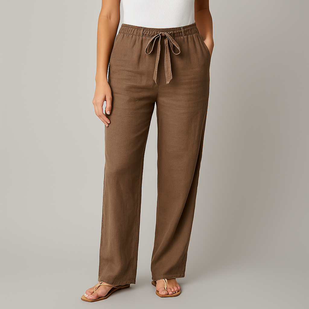 Selina | Relaxed Linen Trousers — Eleanor Mayfair (3)