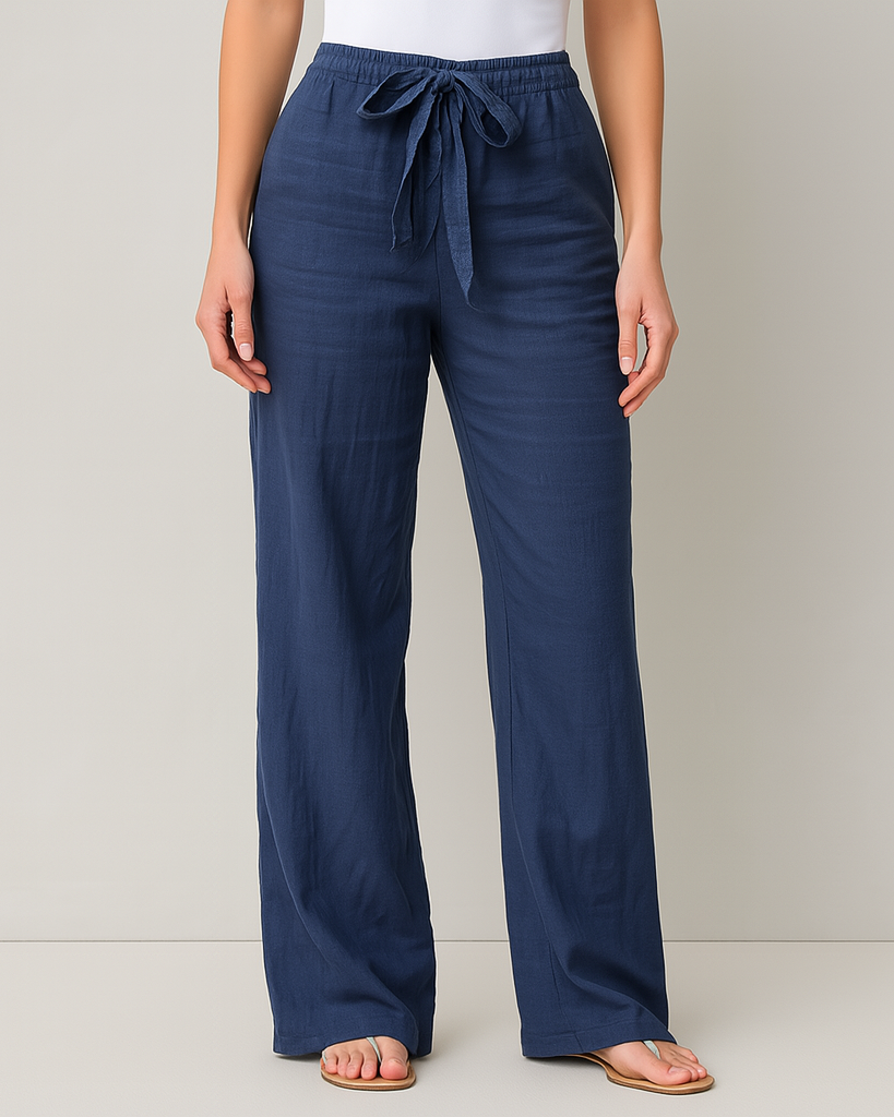 Selina | Relaxed Linen Trousers — Eleanor Mayfair (1)