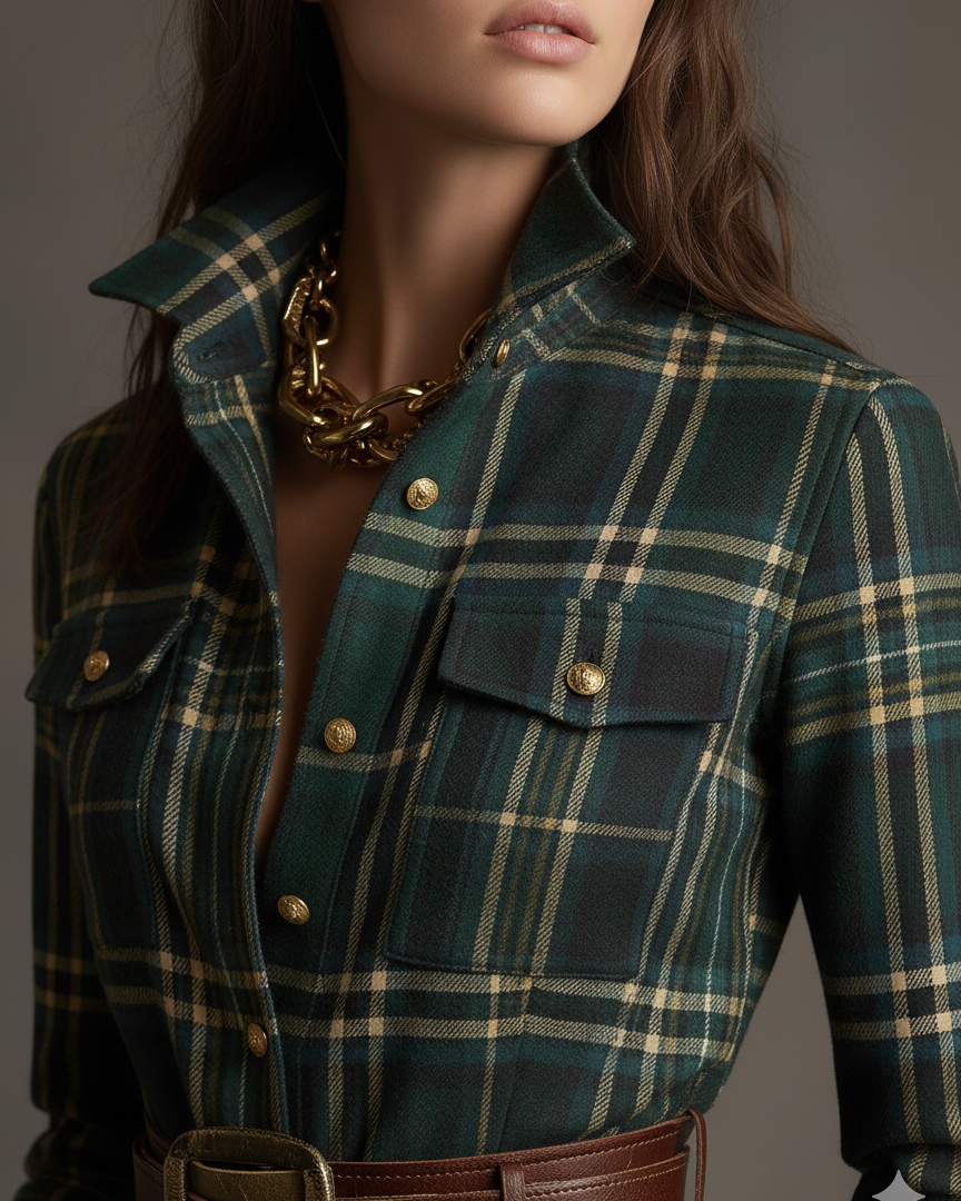 Edith | Chic Belted Shirt Dress — Eleanor Mayfair (2)
