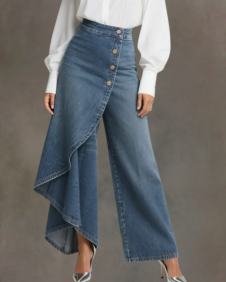 Angelica | Relaxed Wide Leg Jeans — Eleanor Mayfair (1)