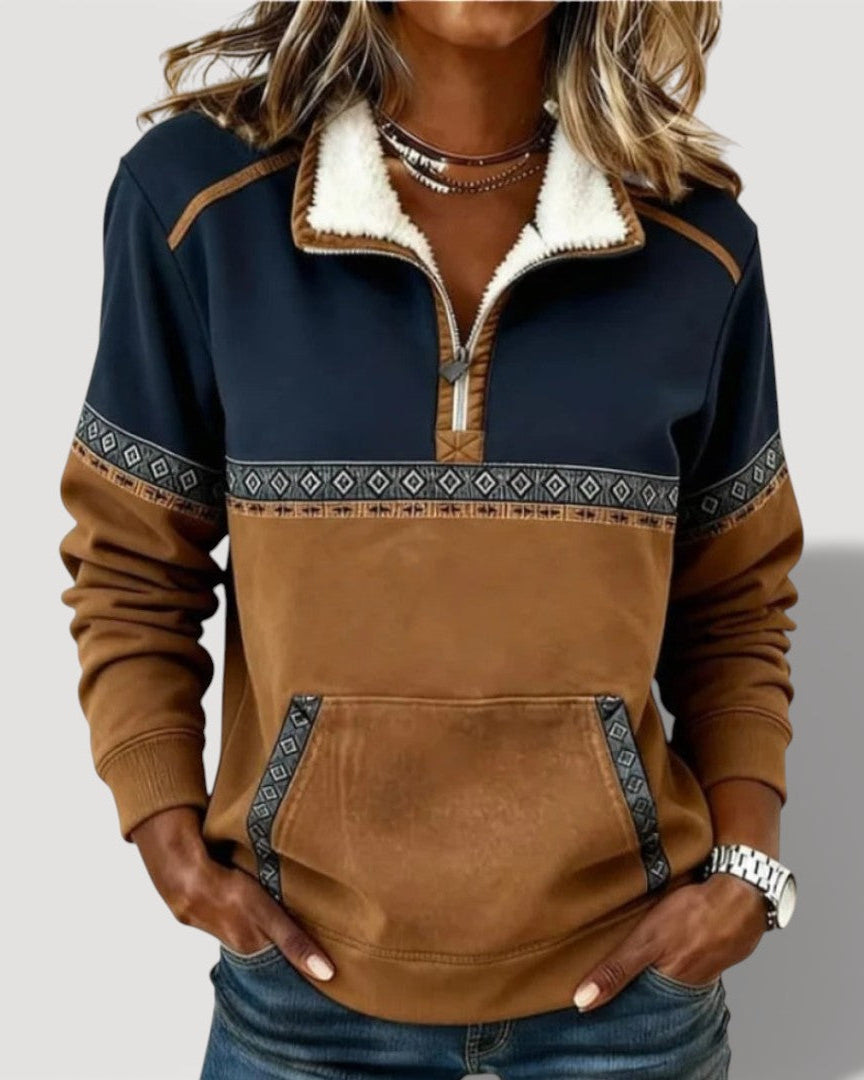 Matilda | Cosy Half-Zip Knit — Eleanor Mayfair (5)