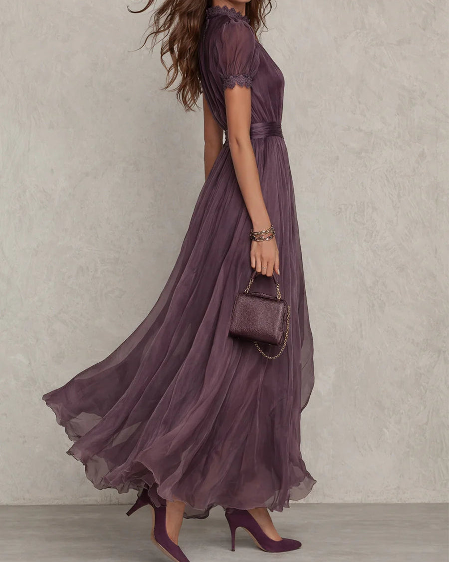 Ariadne | Vintage Chiffon Maxi Dress — Eleanor Mayfair (2)
