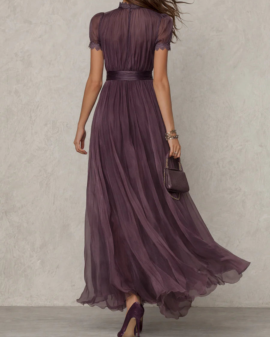 Ariadne | Vintage Chiffon Maxi Dress — Eleanor Mayfair (3)