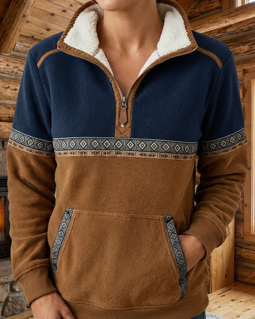 Matilda | Cosy Half-Zip Knit — Eleanor Mayfair (4)