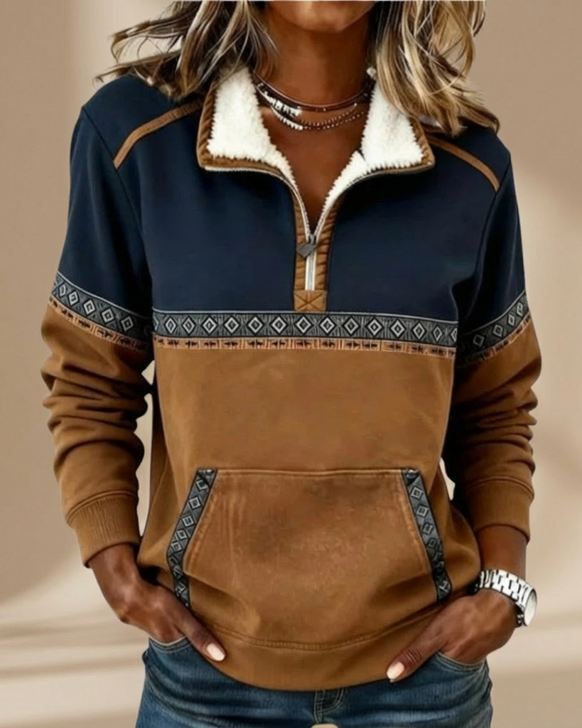 Matilda | Cosy Half-Zip Knit — Eleanor Mayfair (1)