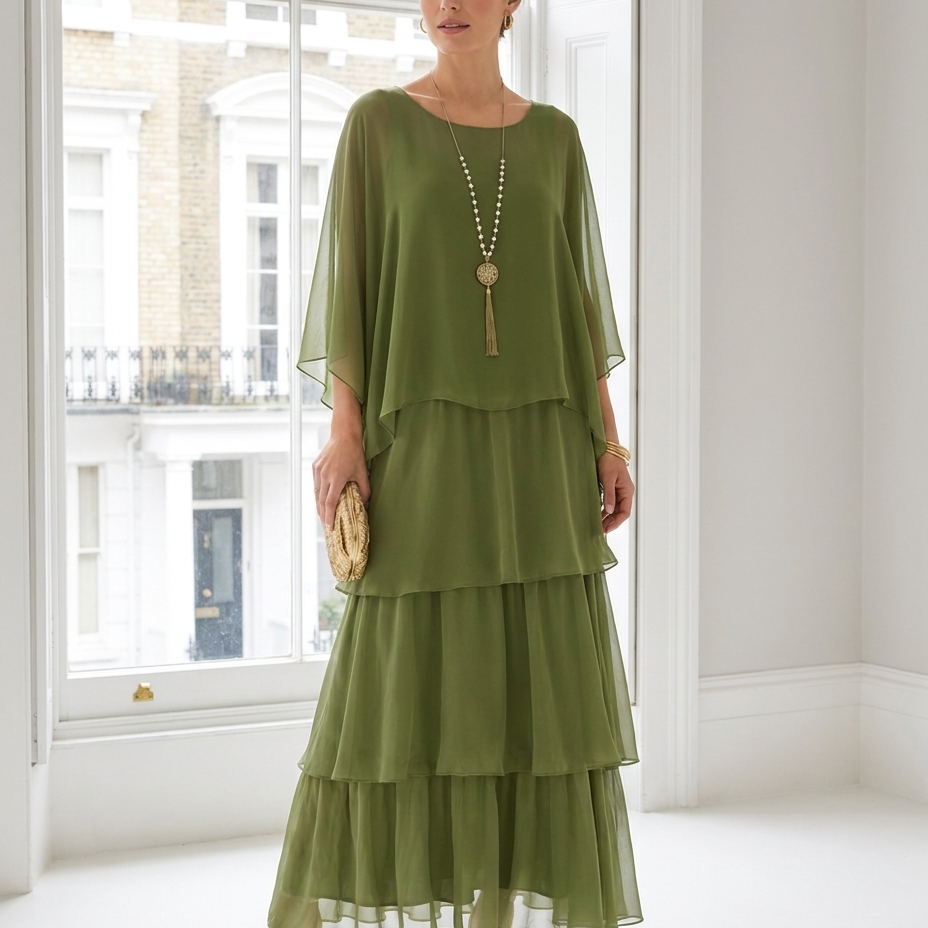 Cordelia | Elegant Flowing Maxi Dress - Eleanor Mayfair