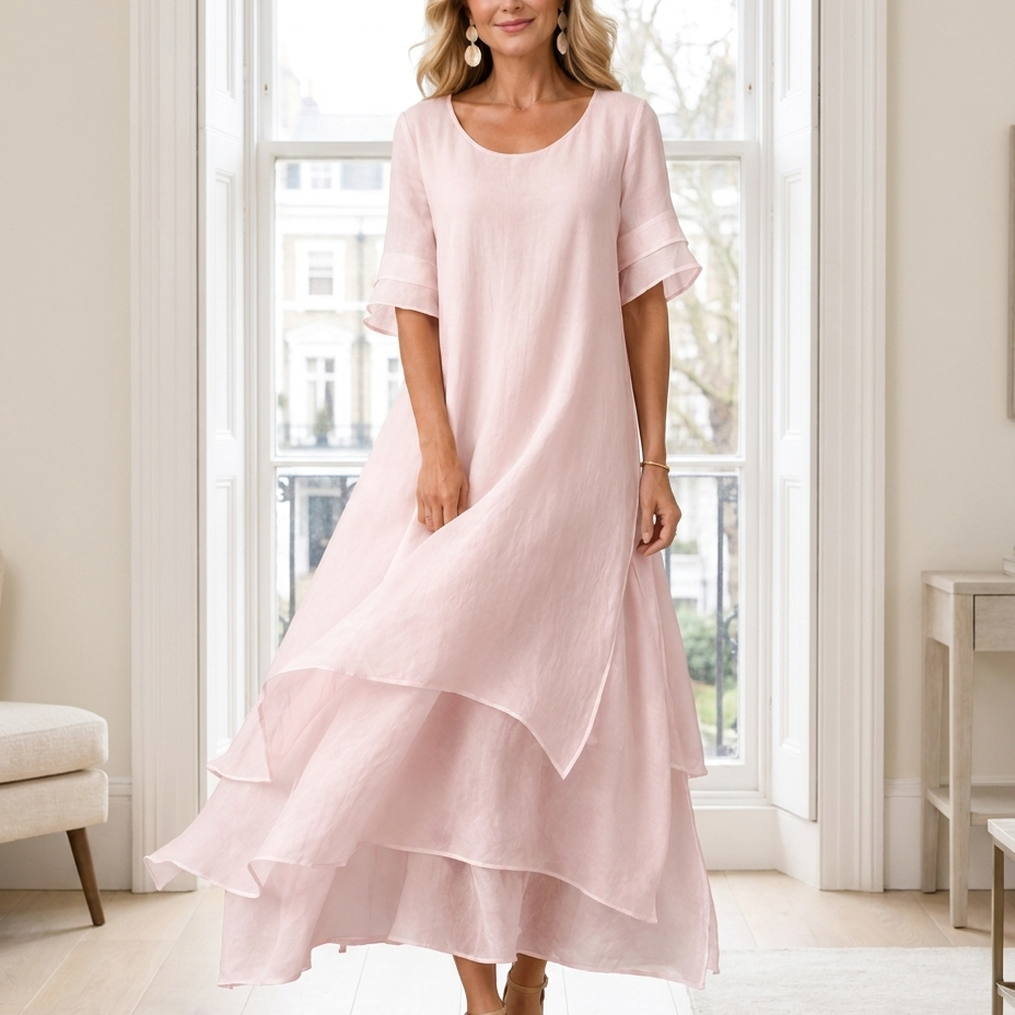 Genevieve | Flowing Grace Maxi Dress - Eleanor Mayfair