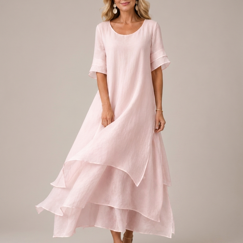 Genevieve | Flowing Grace Maxi Dress - Eleanor Mayfair studio