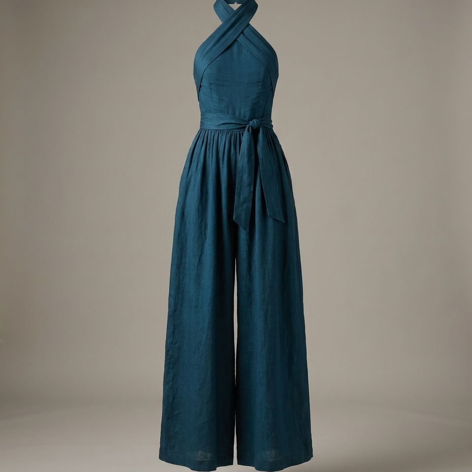 Seraphina | Chic Wide Leg Jumpsuit - Eleanor Mayfair studio