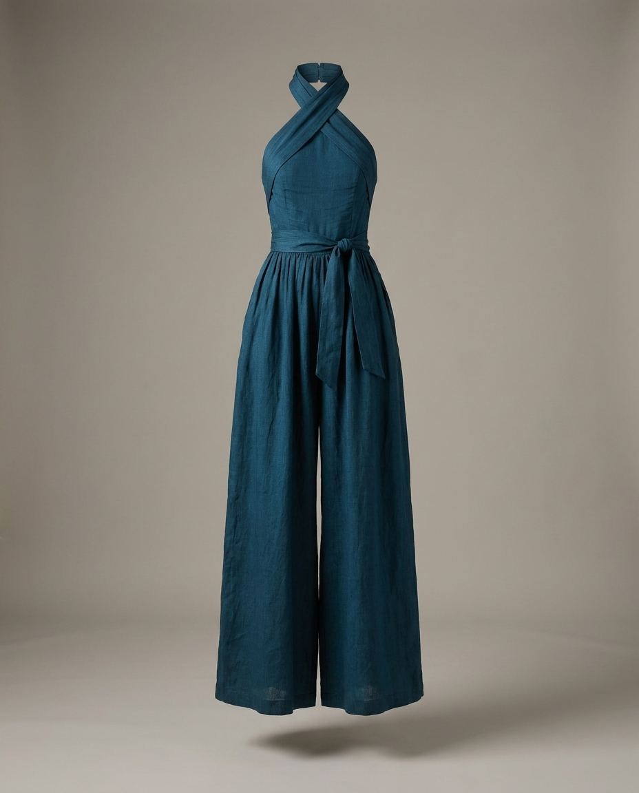 Seraphina | Chic Wide Leg Jumpsuit - Eleanor Mayfair studio