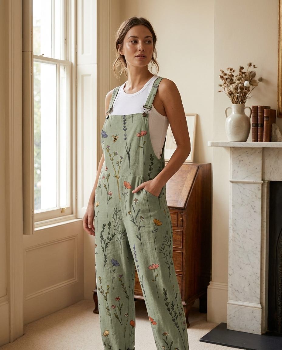 Wren | Printed Wide Leg Jumpsuit - Eleanor Mayfair