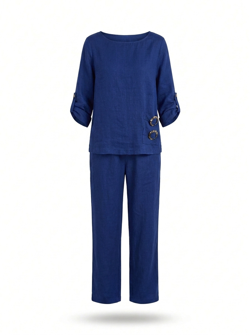 Emmeline | Relaxed Linen Set - product photo