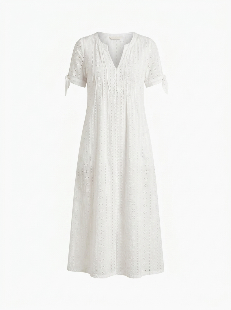 Rosamund | Draped Flowing Midi Dress - product photo