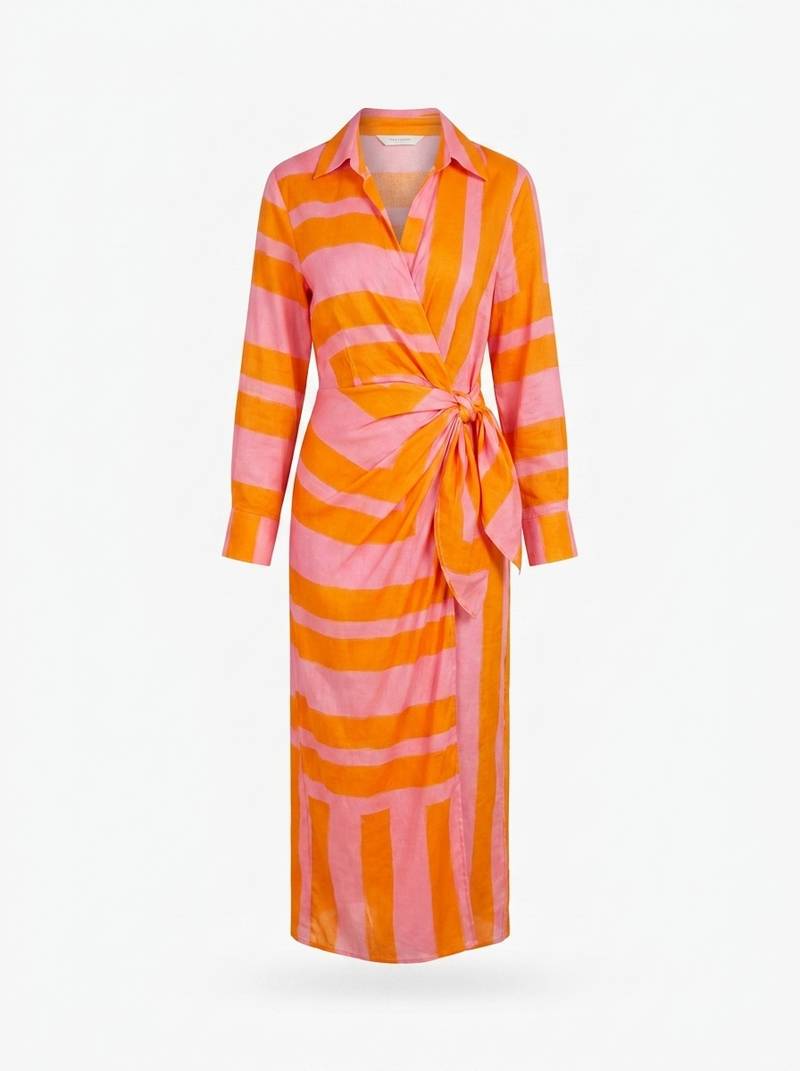 Carlotta | Elegant Striped Dress - product photo