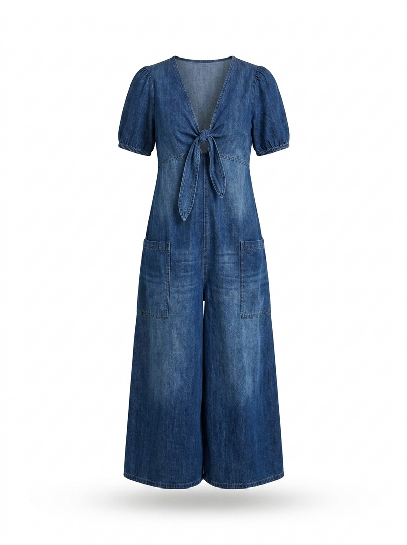 Maude | Elegant Wide Leg Jumpsuit - product photo