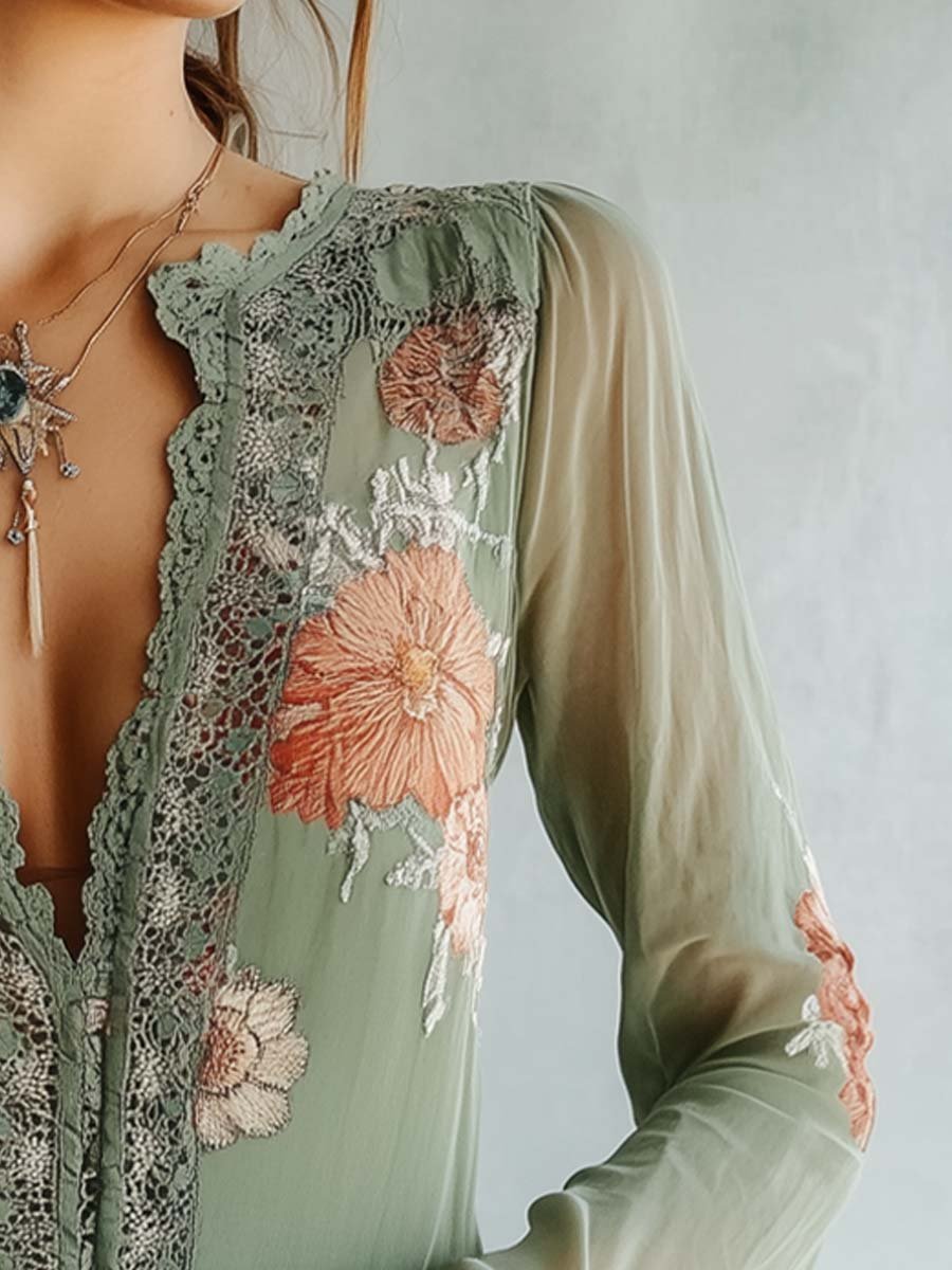 Verity | Floral Pattern Blouse — Eleanor Mayfair (4)