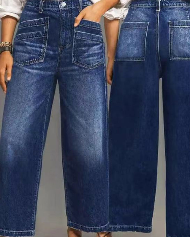 Valerie | High Waist Wide Leg Jeans — Eleanor Mayfair (2)