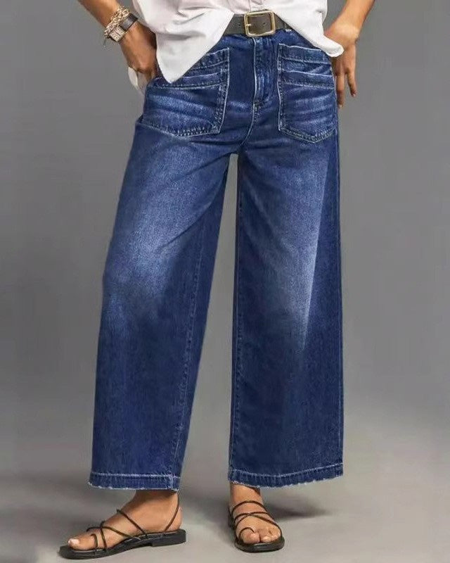 Valerie | High Waist Wide Leg Jeans — Eleanor Mayfair (1)