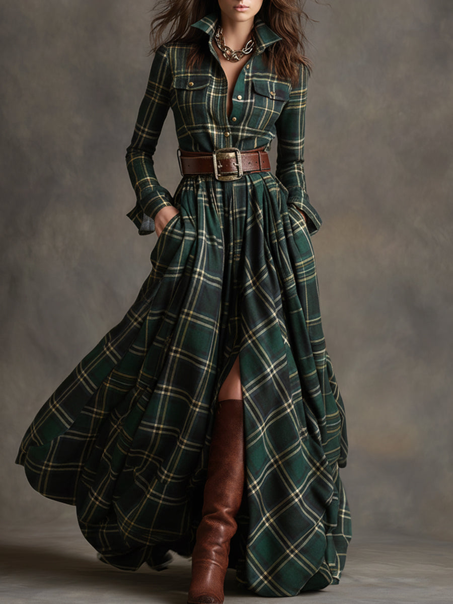 Edith | Chic Belted Shirt Dress — Eleanor Mayfair (1)