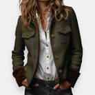 Henrietta | Velvet-Trimmed Tweed Jacket — Eleanor Mayfair (1)