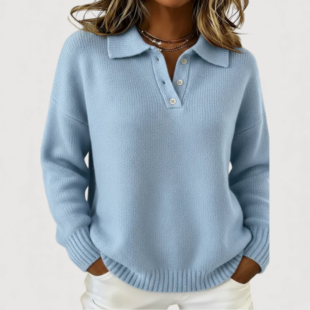 Annabel | Collared Knit Jumper — Eleanor Mayfair (5)