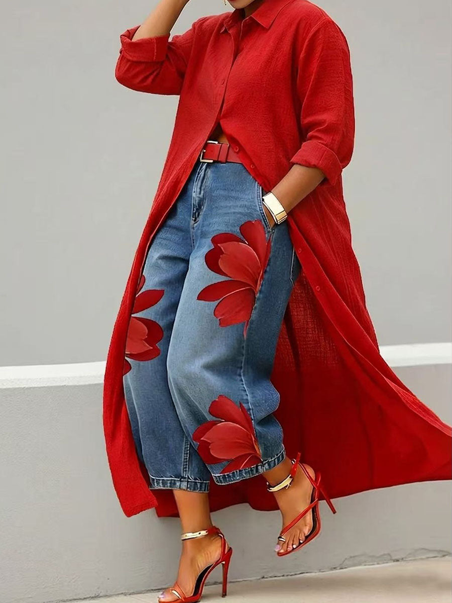 Sidonie | Elegant Floral Trousers — Eleanor Mayfair (1)