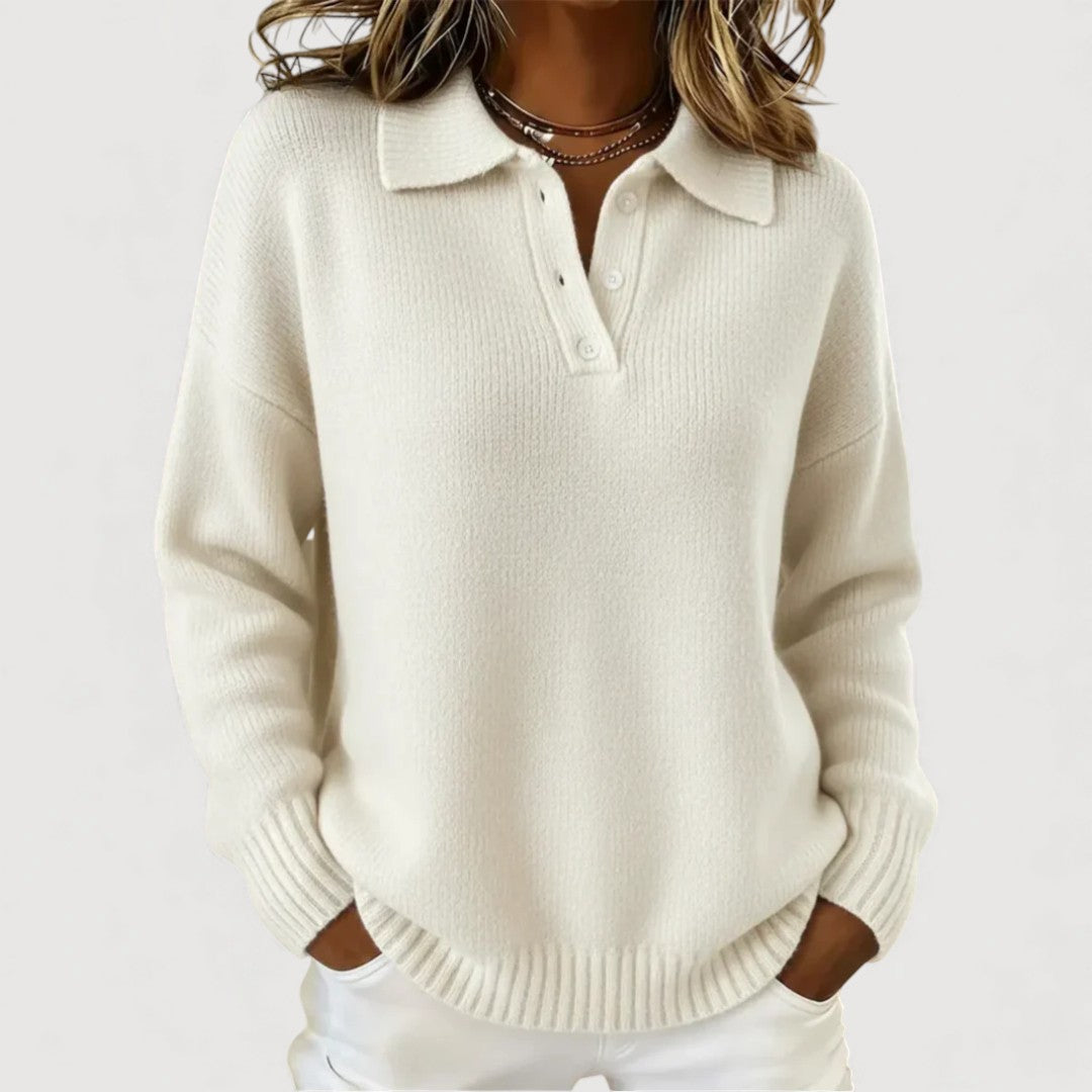 Annabel | Collared Knit Jumper — Eleanor Mayfair (3)