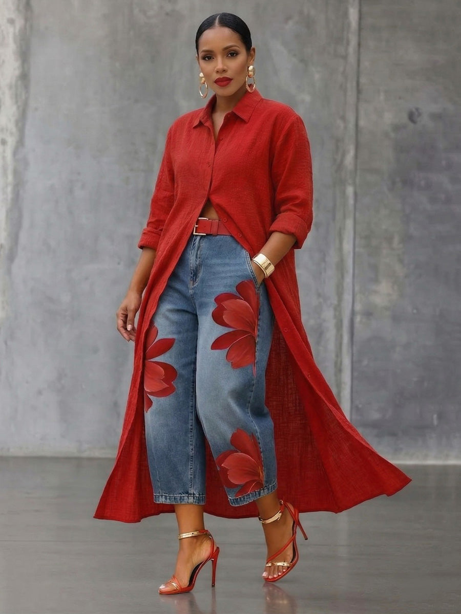 Sidonie | Elegant Floral Trousers — Eleanor Mayfair (2)
