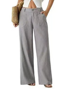 Francesca | Wide Leg Linen Trousers — Eleanor Mayfair (5)