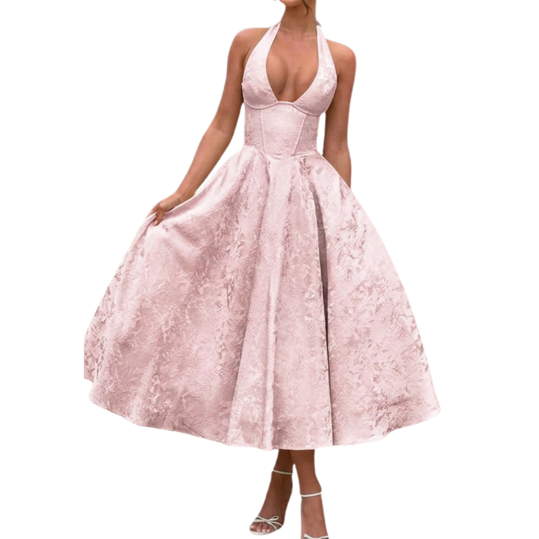 Violet | Embroidered Evening Dress — Eleanor Mayfair (3)