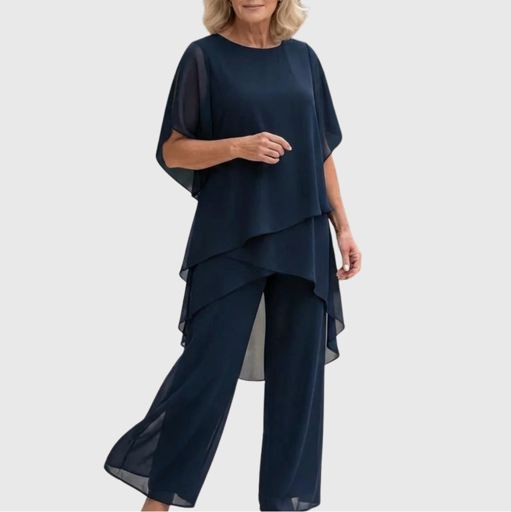 Shona | Draped Palazzo Suit — Eleanor Mayfair (1)