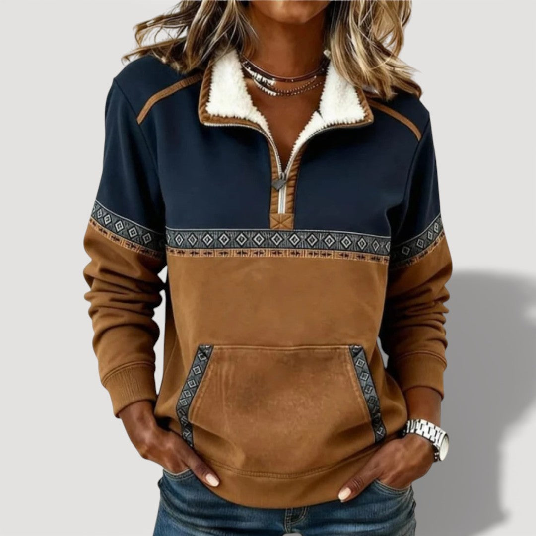 Matilda | Cosy Half-Zip Knit — Eleanor Mayfair (5)