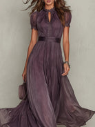 Ariadne | Vintage Chiffon Maxi Dress — Eleanor Mayfair (4)