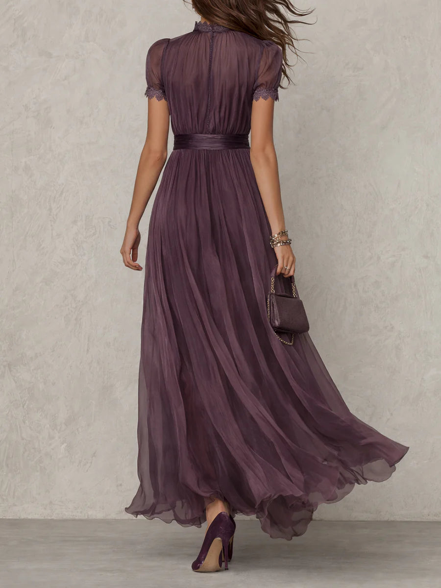 Ariadne | Vintage Chiffon Maxi Dress — Eleanor Mayfair (3)