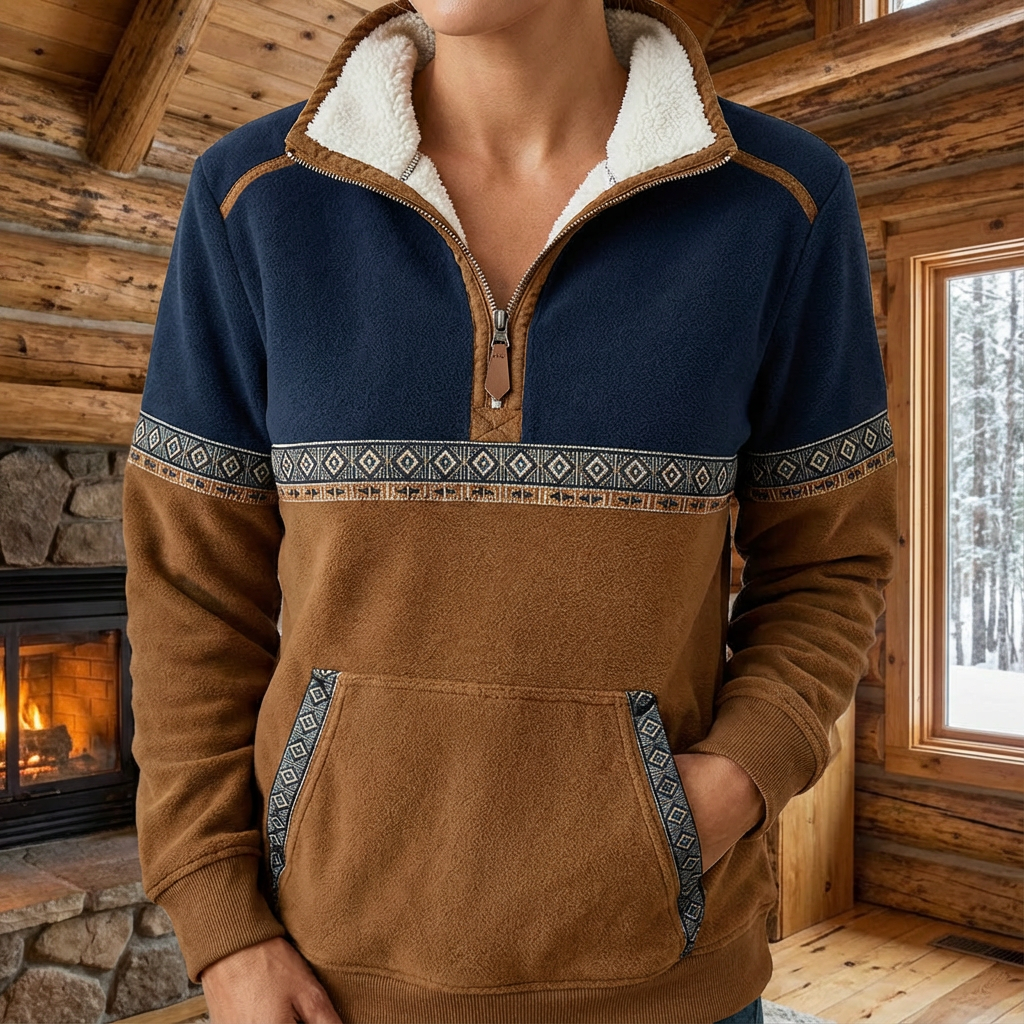 Matilda | Cosy Half-Zip Knit — Eleanor Mayfair (4)