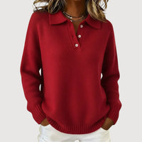 Annabel | Collared Knit Jumper