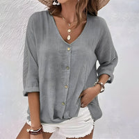Clementine | Relaxed Button Up Blouse
