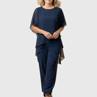 Shona | Draped Palazzo Suit