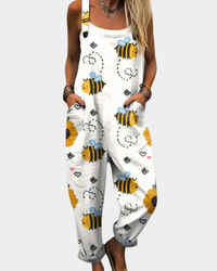 Wren | Printed Wide Leg Jumpsuit