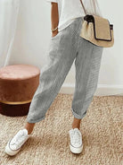 Loretta | Striped Wide Leg Trousers — Eleanor Mayfair (4)