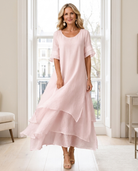 Genevieve | Flowing Grace Maxi Dress - Eleanor Mayfair