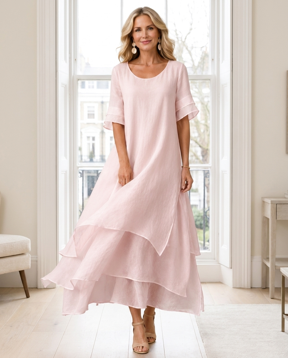 Genevieve | Flowing Grace Maxi Dress - Eleanor Mayfair