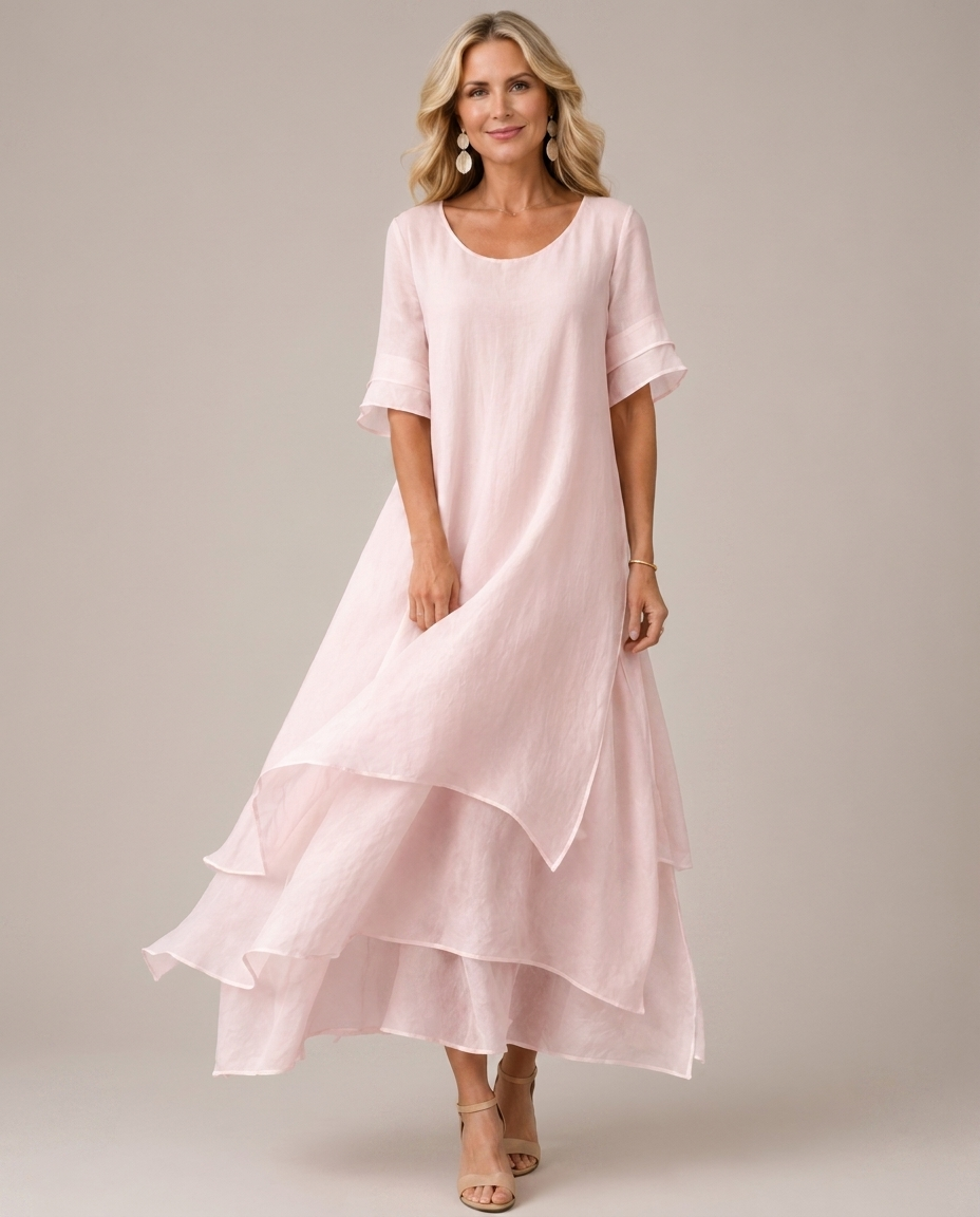 Genevieve | Flowing Grace Maxi Dress - Eleanor Mayfair studio